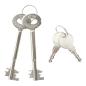 Preview: Rottner Wandtresor EN1 Stone SE 45 Premium Doppelbartschloss weißaluminium T04939